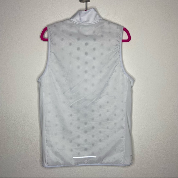 Nike Men’s Light Blue/ OffWhite Aerolayer Repel Thermore Running Vest Size M NWT - Picture 4 of 10